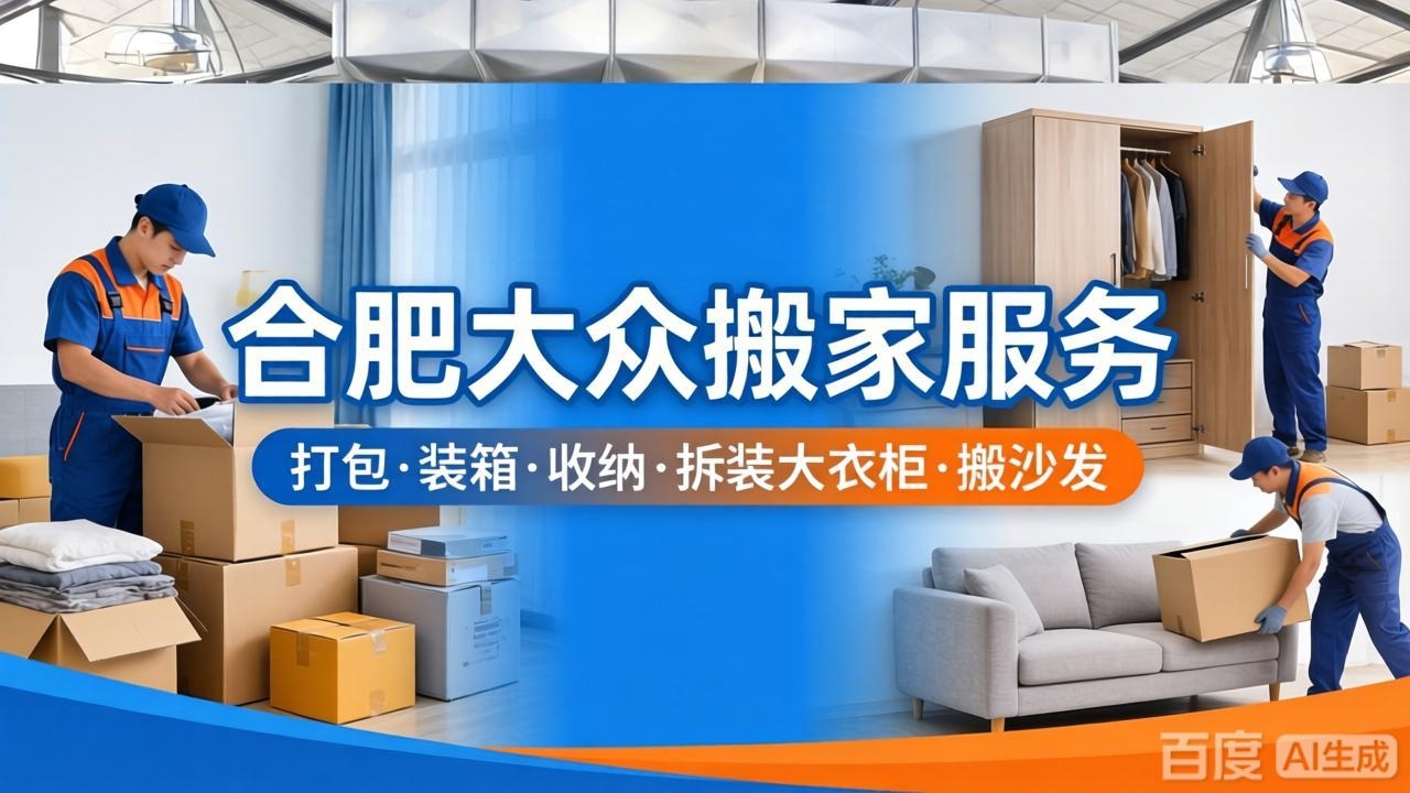 合肥搬家公司 合肥搬家哪家好 哪家便宜 合肥大众搬家真的好又便宜