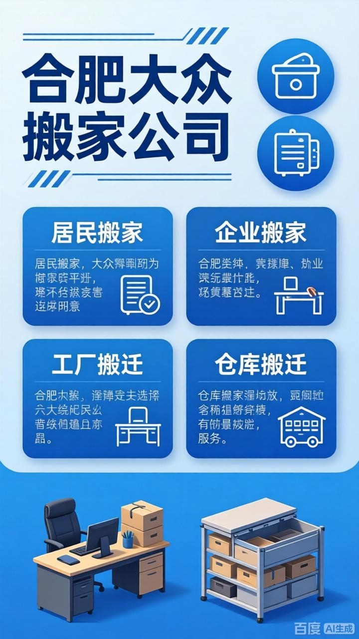 合肥搬家公司 合肥市区全境 合肥大众搬家公司