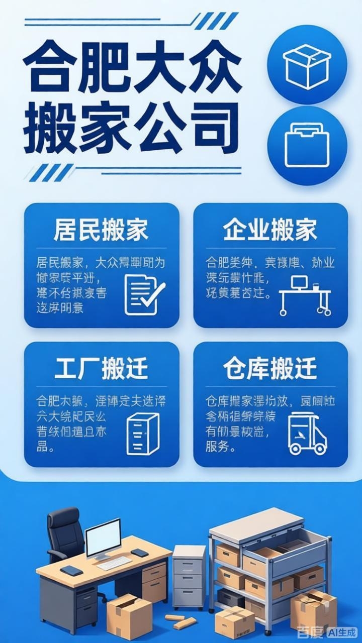 合肥搬家公司 家具拆装 家具安装 家具包装 衣物收纳 合肥大众搬家全包括