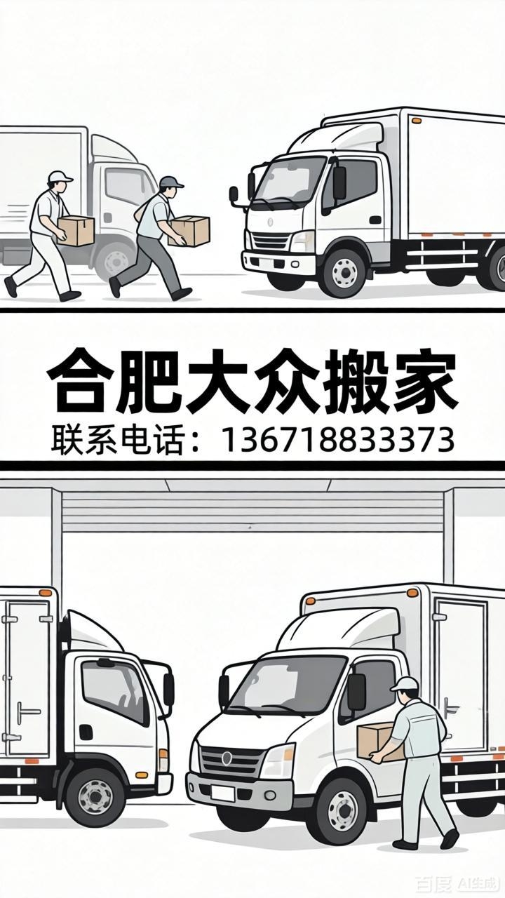 合肥瑶海搬家 瑶海区搬家公司 合肥大众搬家服务区域