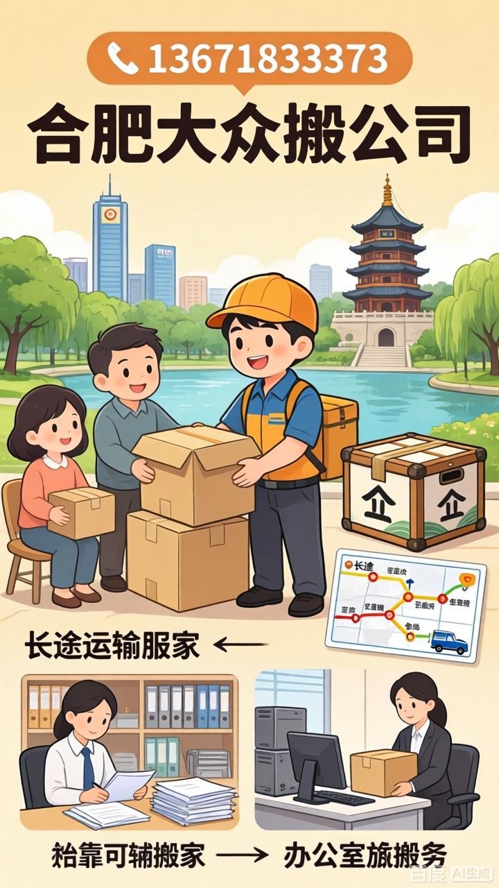 合肥巢湖搬家 大众搬家在巢湖市各社区|街道|乡镇均有分理处；统一调度|就近发车