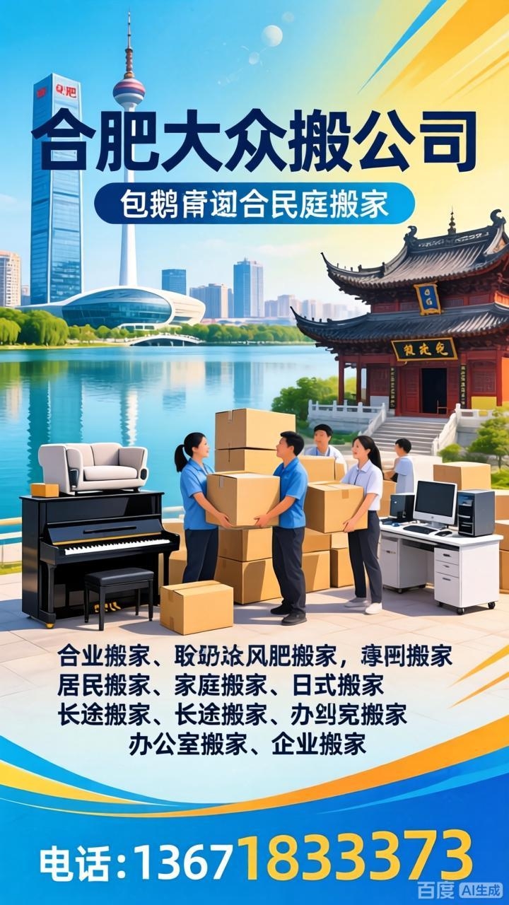 合肥蜀山搬家 大众搬家公司拥有不同车辆 适应不同搬家需要 提供不同搬家场景