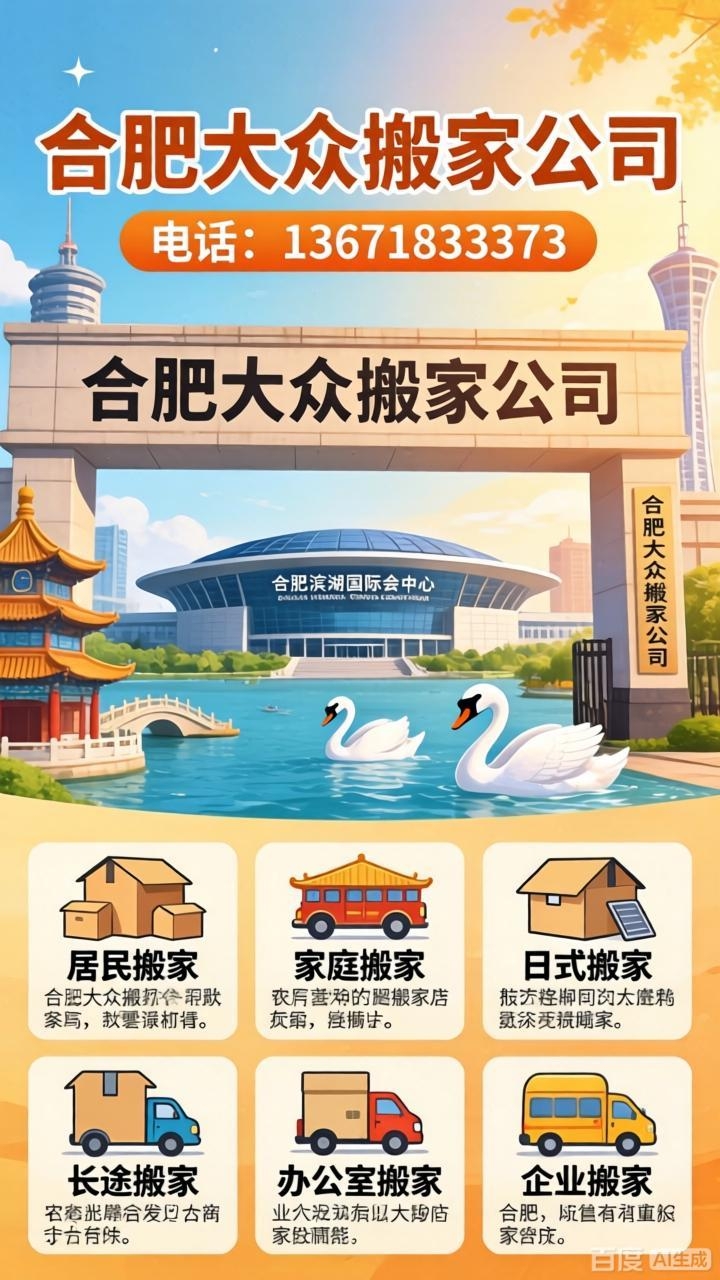 合肥大众搬家在蜀山区提供：小型搬家、面包车搬家、有利走街串巷，不受高峰限行