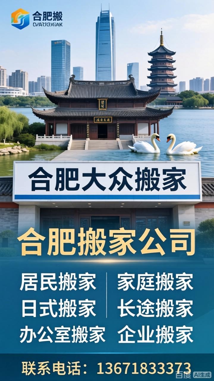 合肥大众搬家公司在庐阳区各社区\乡镇\街道都有服务部就近发车；方便快捷