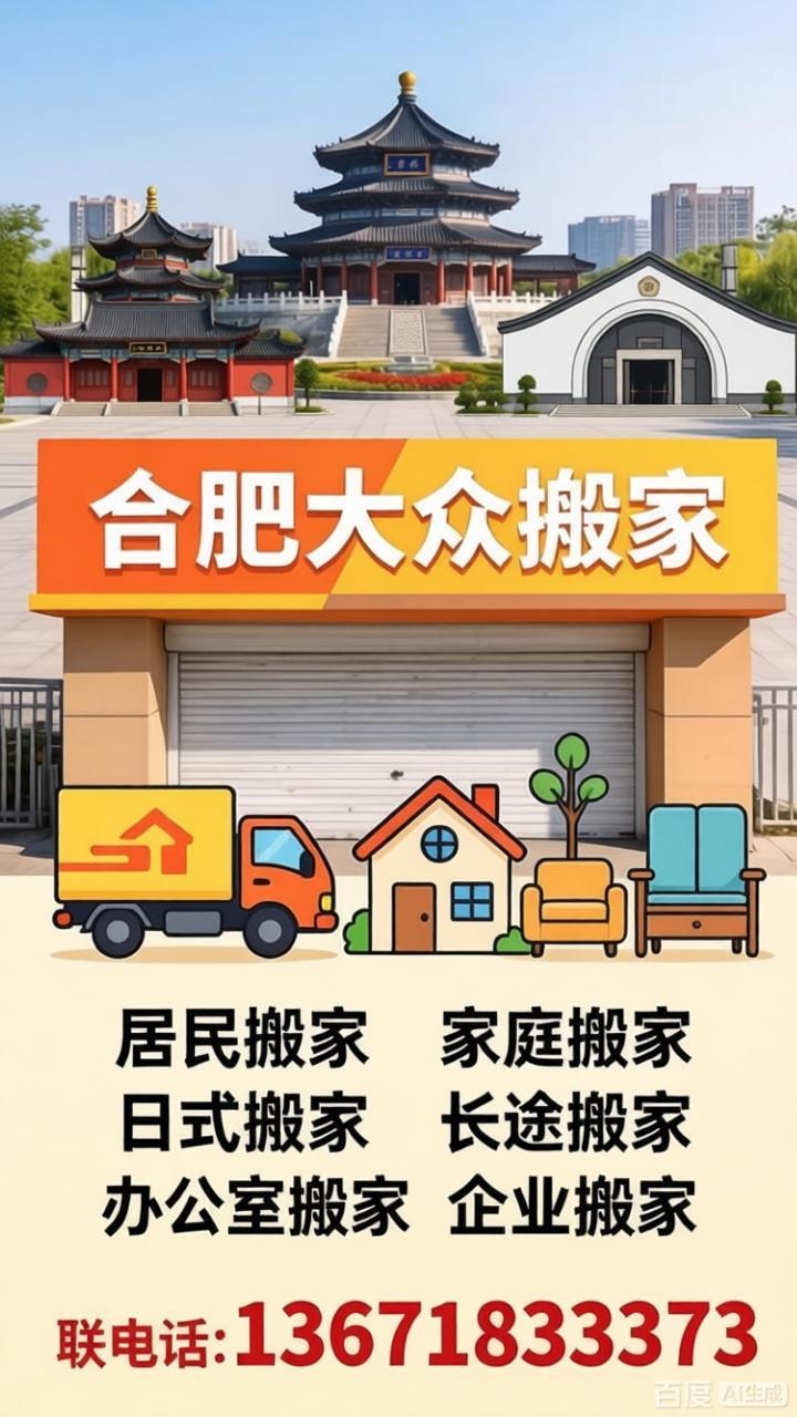 合肥搬家 合肥大众搬家公司服务：长途搬家 跨城搬家 异地搬家 跨市搬家 回程搬家