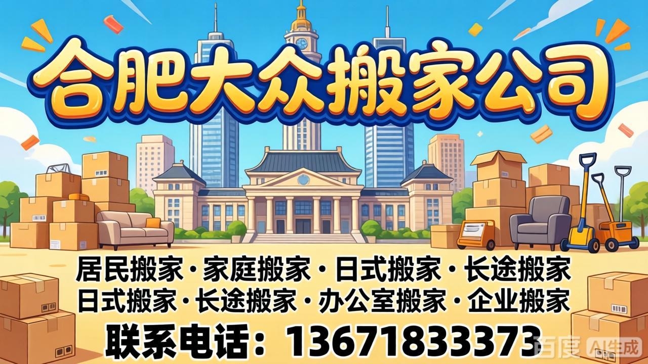 合肥搬家公司 大众搬家服务于:搬家工人\搬运工\临时工\扛楼工\小时工\所有用人均可